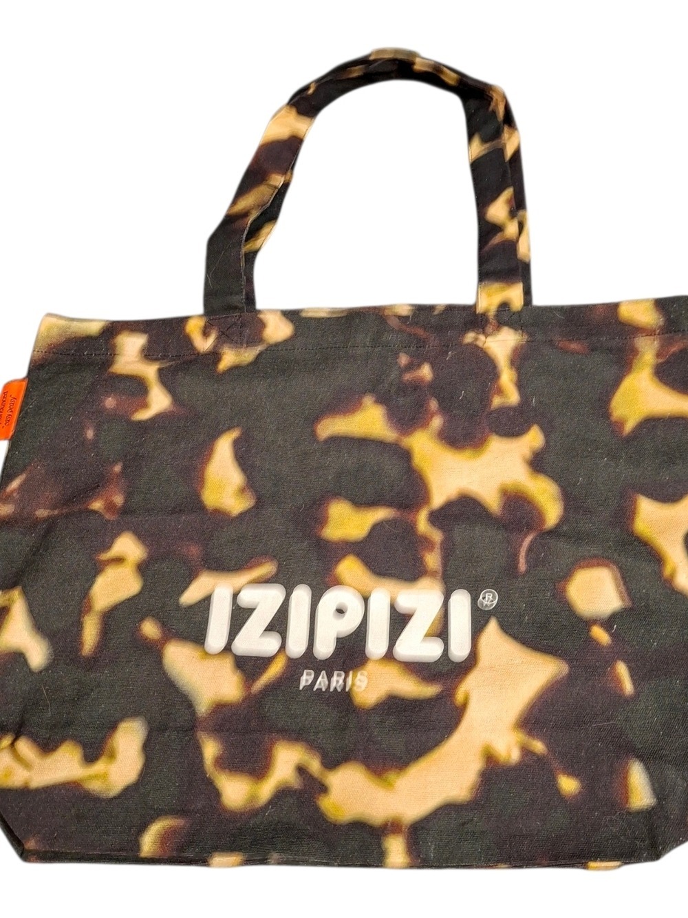 IZIPIZI Paris  Black and Tan Tote Bag Nwot
